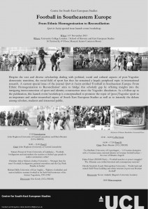 Football in Southeastern Europe Event - Poster